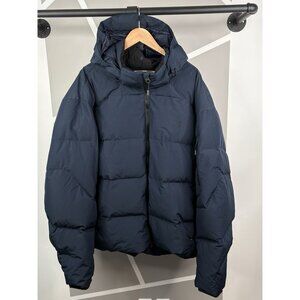Ralph Lauren Down Puffer Jacket Men’s 3XB Big Navy Blue Full Zip Hood